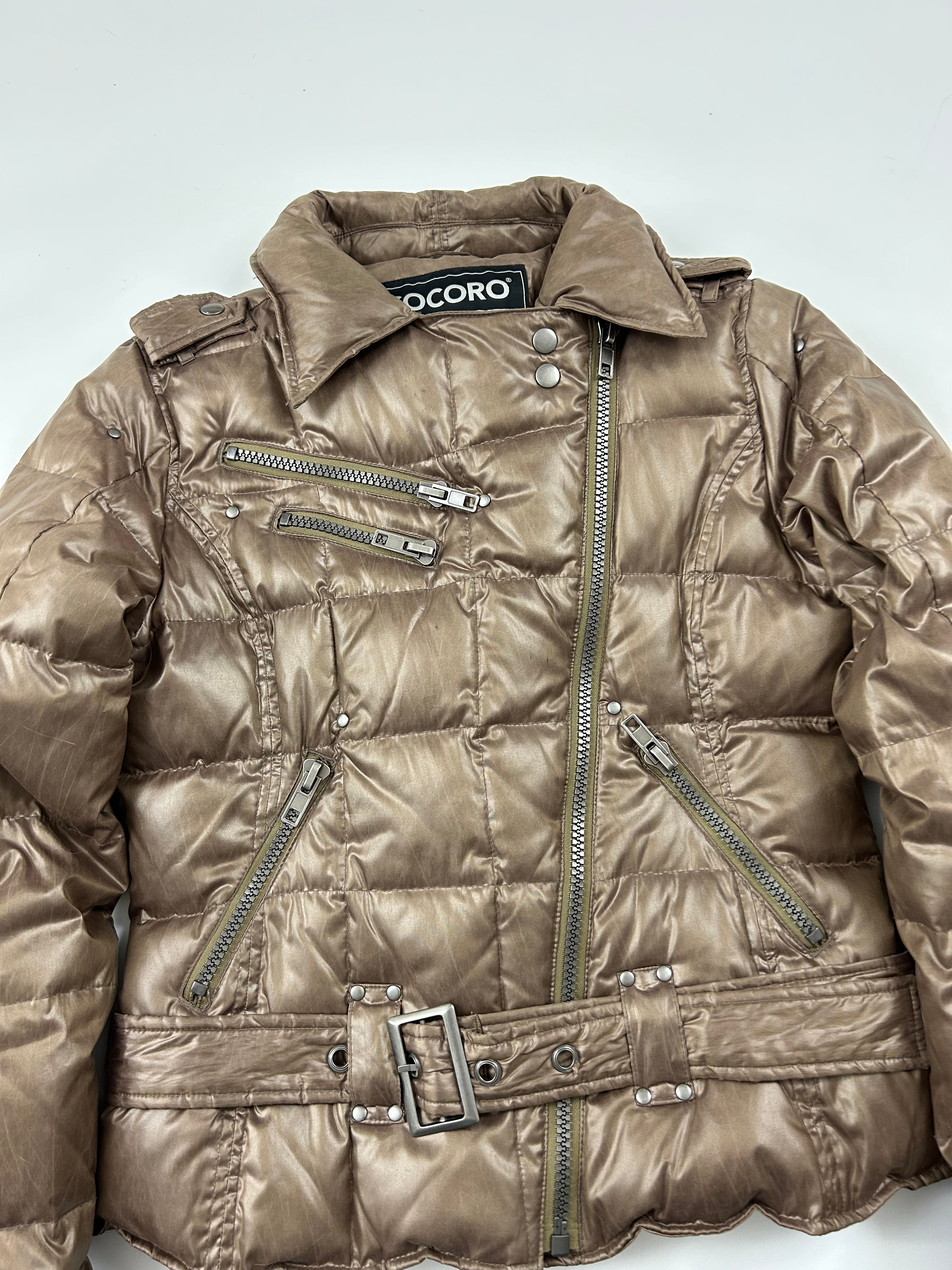 Vintage Cocoro Cropped Pufferjaket (M)