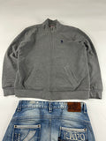 U. S. Polo Assn Pullover, France Zipper (M)